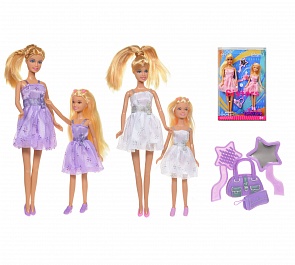 Набор из 2-х кукол - Сестрички, с аксессуарами (Defa Lucy, 8126d) 